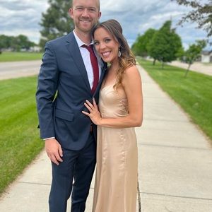 Show me your Mumu champagne bridesmaid dress
